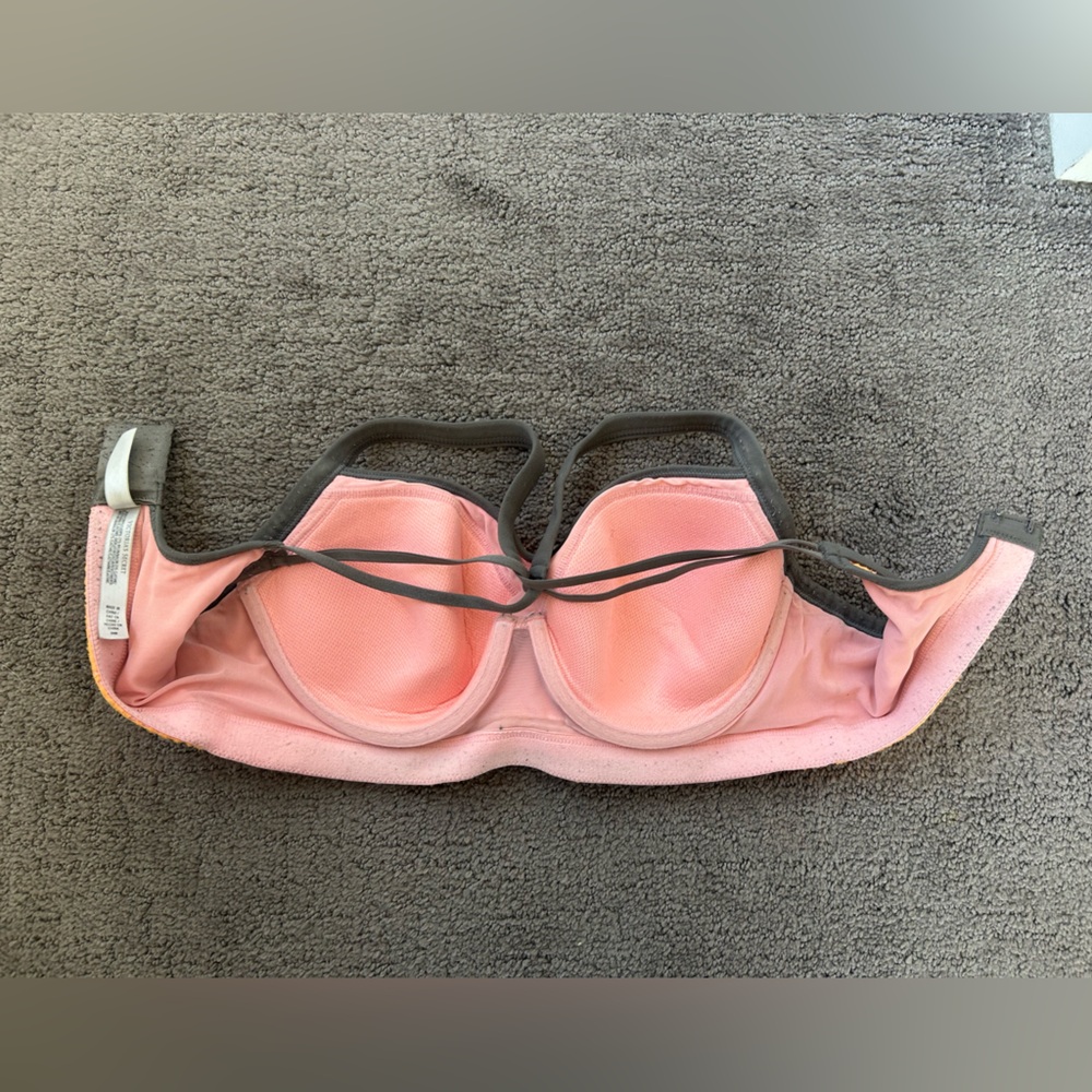 Victoria's Secret Orange and Gray Sports Bra - Picture 6 of 7